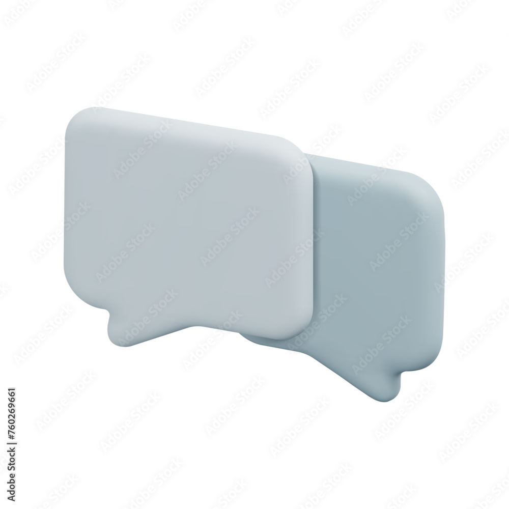 3d gray square bubbles vector icon. Isolated on white background. 3d social media communication concept. Cartoon minimal style. 3d gray chat icon vector render illustration. 3d gray square bubbles vector icon. Isolated on white background. 3d social media communication concept. Cartoon minimal style. 3d gray chat icon vector render illustration.