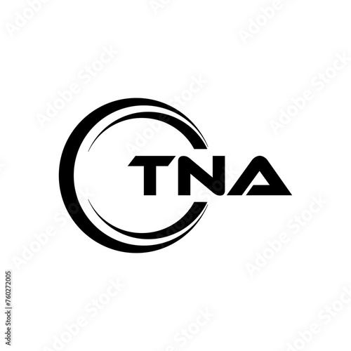 TNA Letter Logo Design, Inspiration for a Unique Identity. Modern Elegance and Creative Design. Watermark Your Success with the Striking this Logo. photo