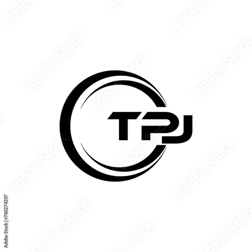 TPJ Letter Logo Design, Inspiration for a Unique Identity. Modern Elegance and Creative Design. Watermark Your Success with the Striking this Logo.