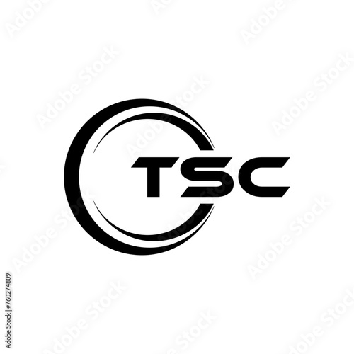 TSC Letter Logo Design  Inspiration for a Unique Identity. Modern Elegance and Creative Design. Watermark Your Success with the Striking this Logo.