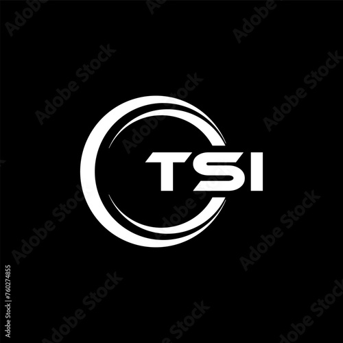 TSI Letter Logo Design, Inspiration for a Unique Identity. Modern Elegance and Creative Design. Watermark Your Success with the Striking this Logo. photo