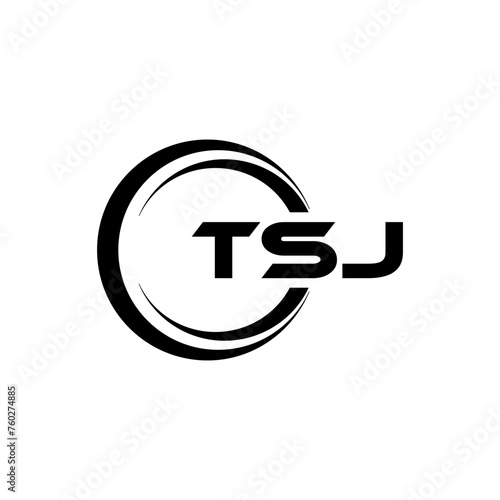 TSJ Letter Logo Design, Inspiration for a Unique Identity. Modern Elegance and Creative Design. Watermark Your Success with the Striking this Logo.