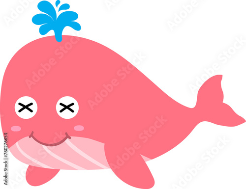 cute whale cartoon