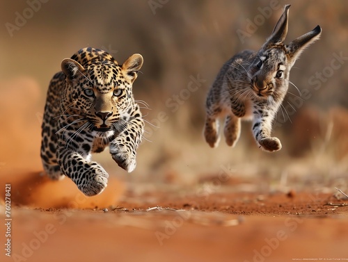 two animals running dirt amazing inspiring ferocious fast furious masterful composition