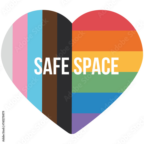 Safe Space LGBT equality sticker