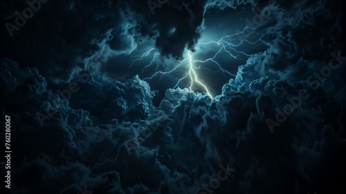 closeup lightning bolt sky background clouds magical alchemical weapons evening