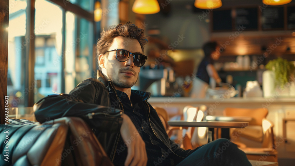 Girls and boys dress up fashionably.