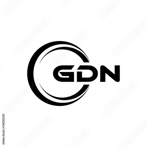 GDN Logo Design  Inspiration for a Unique Identity. Modern Elegance and Creative Design. Watermark Your Success with the Striking this Logo.
