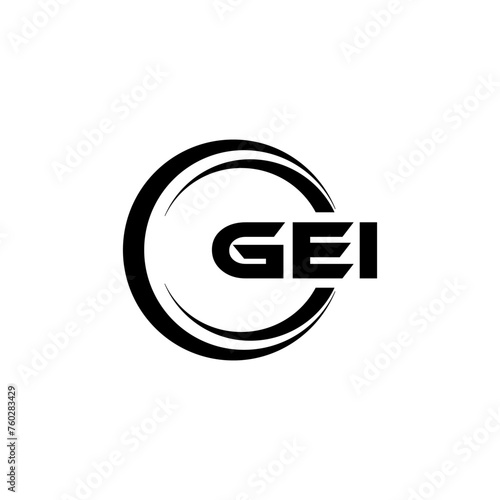 GEI Logo Design  Inspiration for a Unique Identity. Modern Elegance and Creative Design. Watermark Your Success with the Striking this Logo.