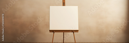 Arts and Painting: Modern Drawing Easel in an Artistic Studio Environment