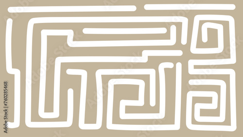 Abstract subtle maze vector pattern background