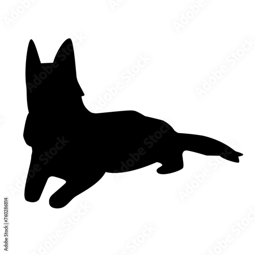 dog pet silhouette