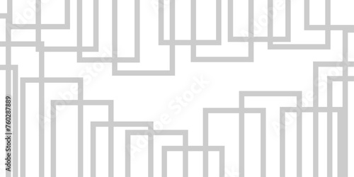 Abstract 3d background with frame Minimal geometric white light background abstract design with lines pattern texture business background.