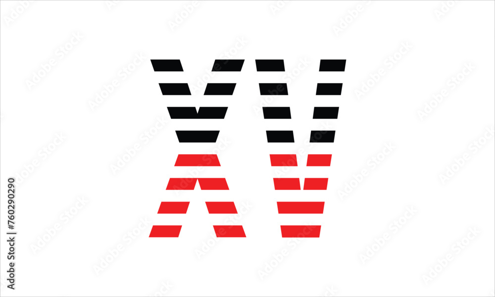 XV three initial letter iconic line negative space minimal logo design vector template. monogram, abstract, wordmark, business, typography, minimalist, brand, company, flat, modern, unique, simple XV three initial letter iconic line negative space minimal logo design vector template. monogram, abstract, wordmark, business, typography, minimalist, brand, company, flat, modern, unique, simple