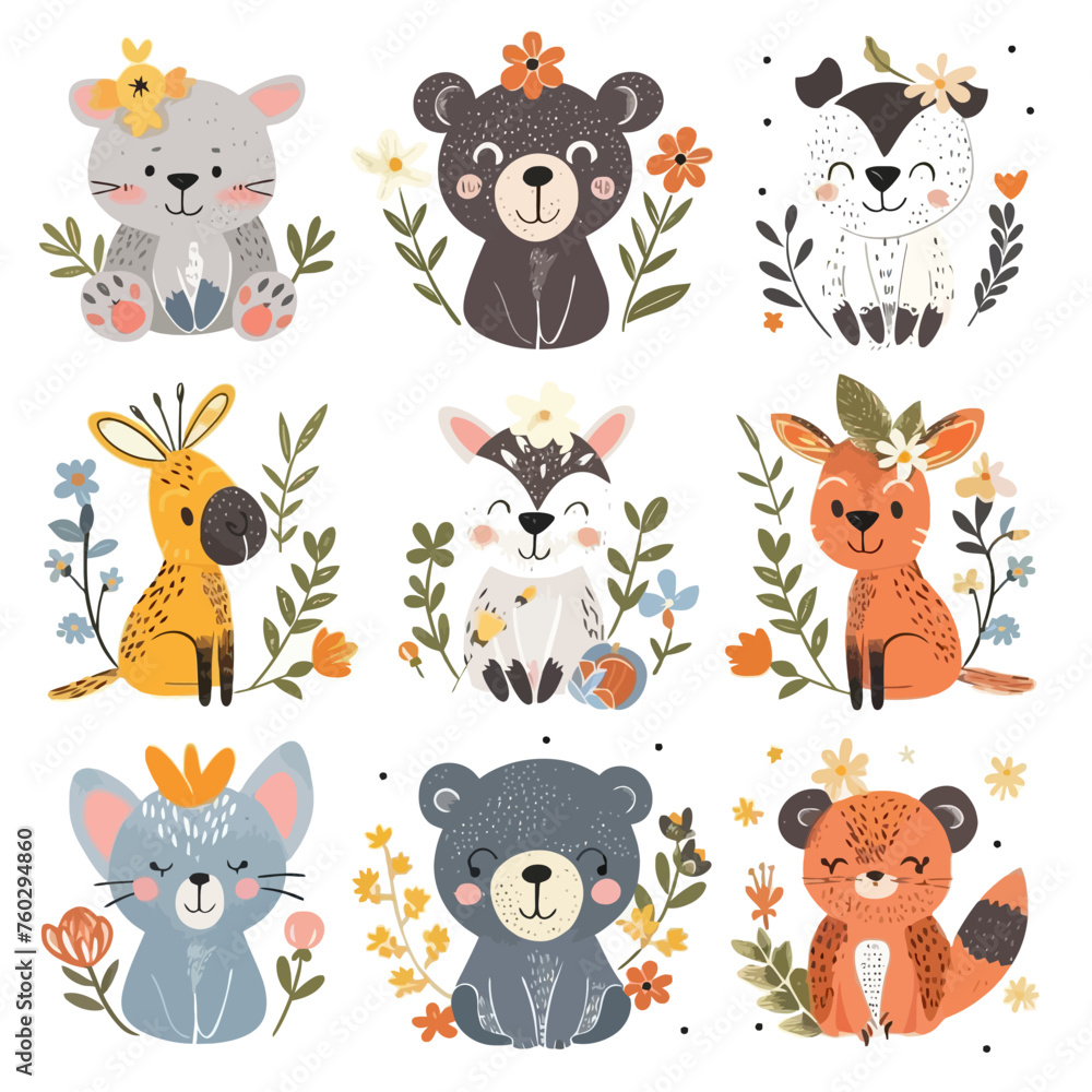 Obraz premium animals different emotion