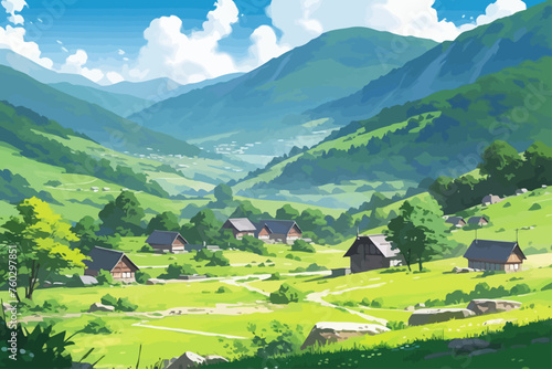 Village in The Mountain