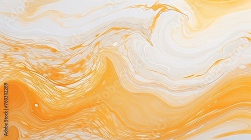 Vibrant Abstract Marble Background with Striking Orange and White Tones for Design Projects