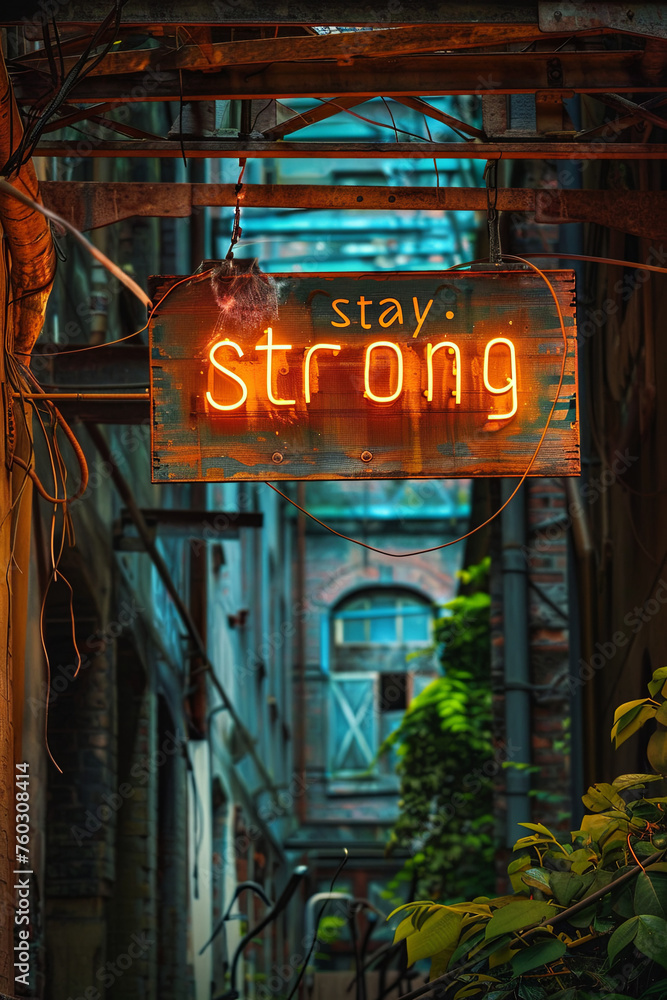 Stay Strong sign
