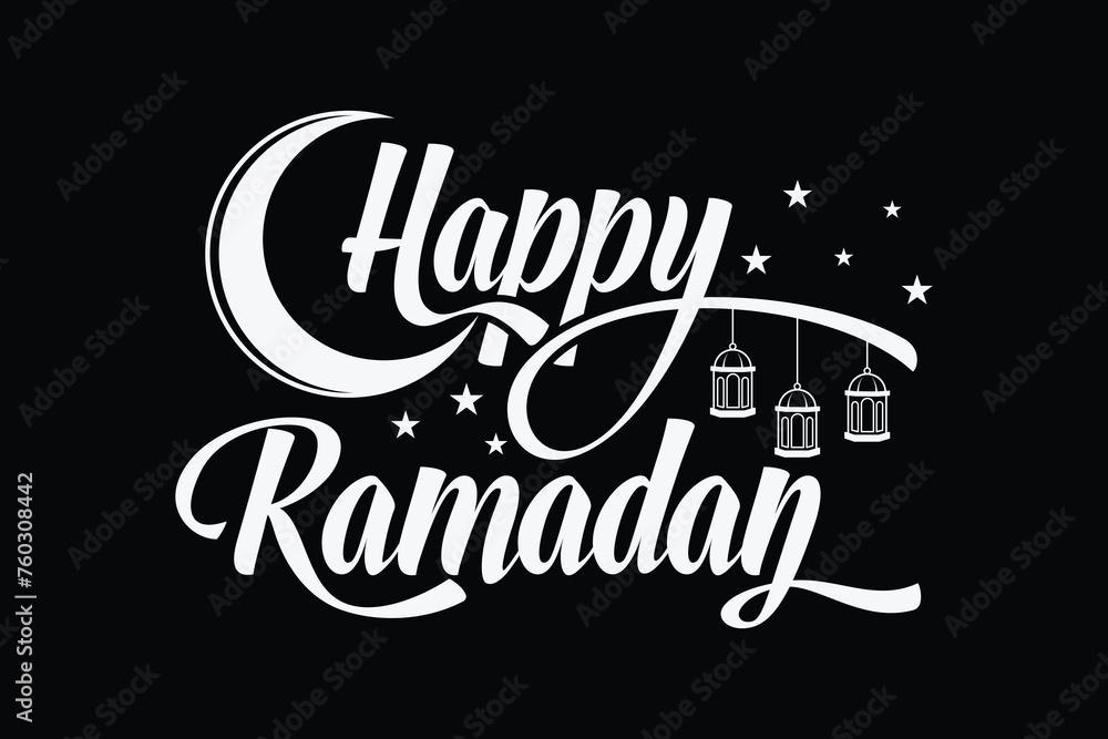 Happy Ramadan Typography Vector, Islamic Calligraphy Happy Ramadan Vector, Happy Ramadan Kareem, Happy Ramadan Mubarak, Islamic Calligraphy, Modern Islamic Typography, Decorative Islamic Design Happy Ramadan Typography Vector, Islamic Calligraphy Happy Ramadan Vector, Happy Ramadan Kareem, Happy Ramadan Mubarak, Islamic Calligraphy, Modern Islamic Typography, Decorative Islamic Design
