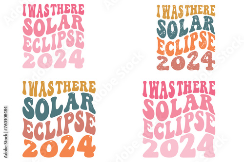 I was there solar eclipse 2024 bundle retro T-shirt
