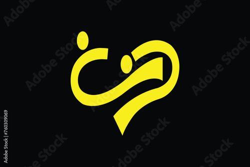 letter i and human logo, letter s and human logo, question mark sign logo, community ngo logo, happy hauman logo photo