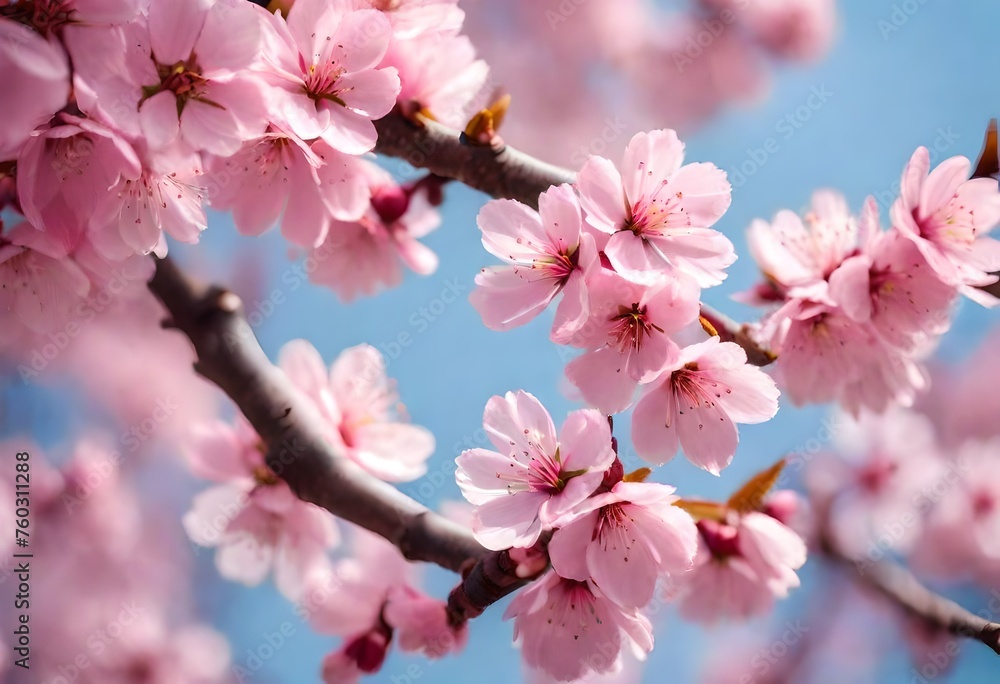 Obraz premium pink cherry blossom