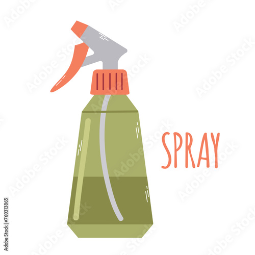Spray bottle icon clipart avatar isolated vector illustration