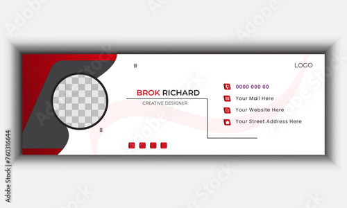 Corporate email signature Template  and Modern Minimal email signature  For   Business.