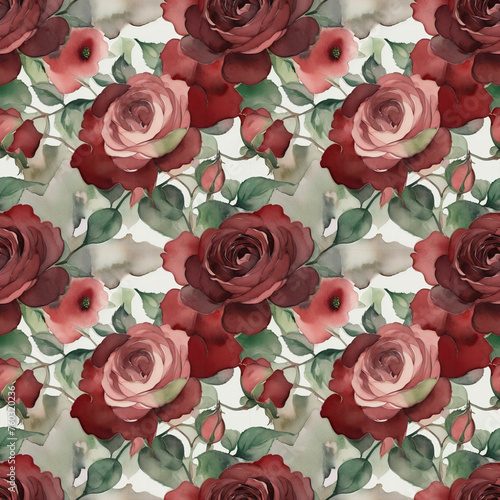 pattern with roses
