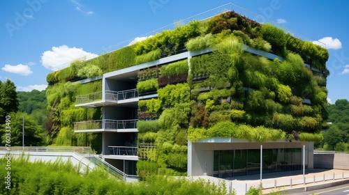 Wallpaper Mural technology modern factory building illustration innovation design, robotics architecture, energy environment technology modern factory building Torontodigital.ca