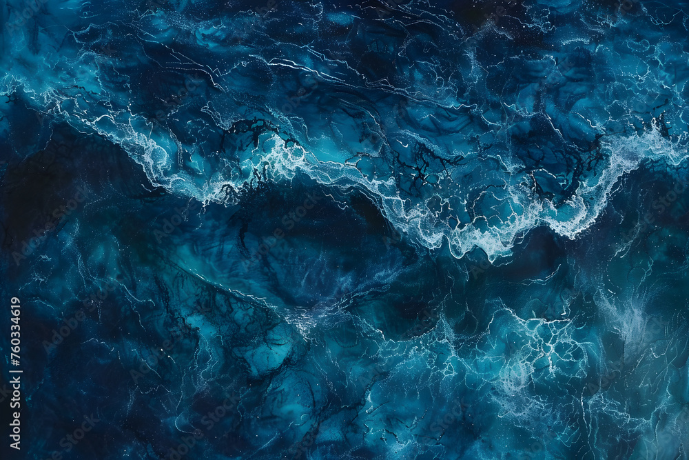 Captivating Contrast of Azure Blue and Deep Black Captivating Contrast of Azure Blue and Deep Black