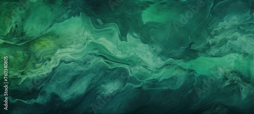 Green marbled background texture photo