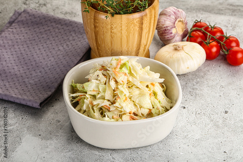 Dietary tasty Cole slaw salad © Andrei Starostin