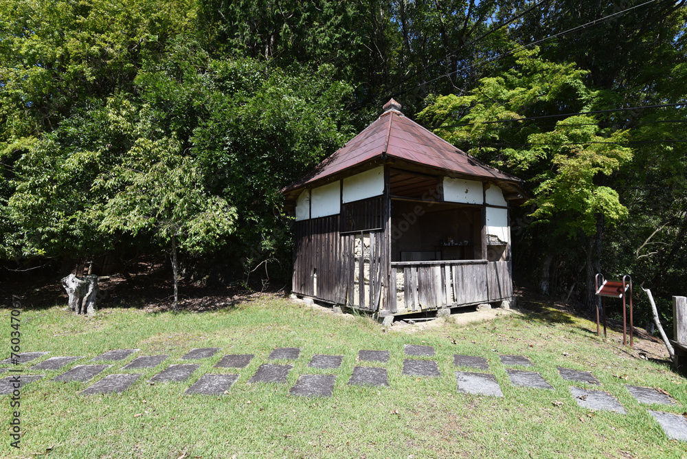 Obraz premium 金蔵寺 展望小屋 京都市西京区大原野