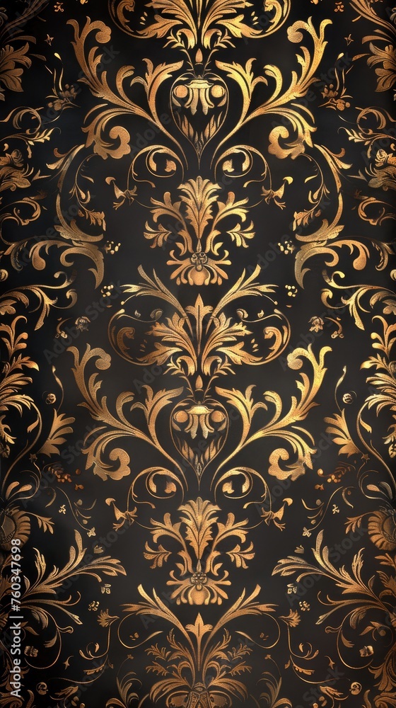 An ornate Baroque pattern with intricate details and a luxurious feel An ornate Baroque pattern with intricate details and a luxurious feel