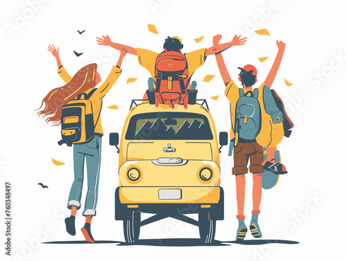  A group of friends take a spontaneous road trip following the open road and discovering new sights and experiences along the way. 
