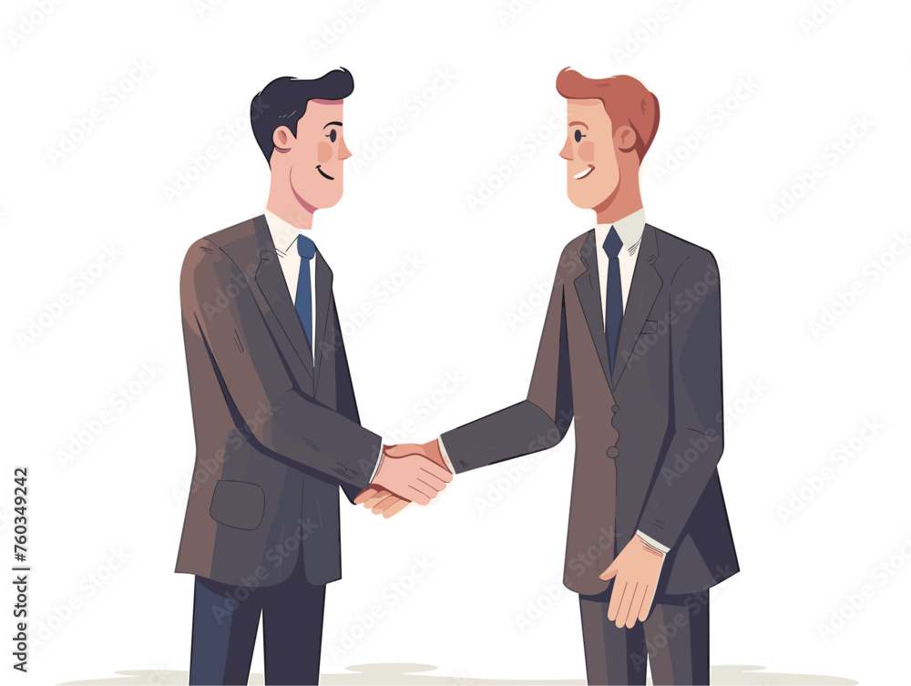 A business negotiation takes place between representatives of two companies aiming to reach a mutually beneficial agreement. A business negotiation takes place between representatives of two companies aiming to reach a mutually beneficial agreement.