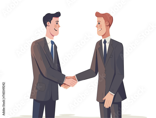  A business negotiation takes place between representatives of two companies aiming to reach a mutually beneficial agreement. 