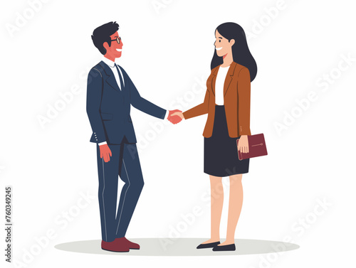 A business negotiation takes place between representatives of two companies aiming to reach a mutually beneficial agreement. 