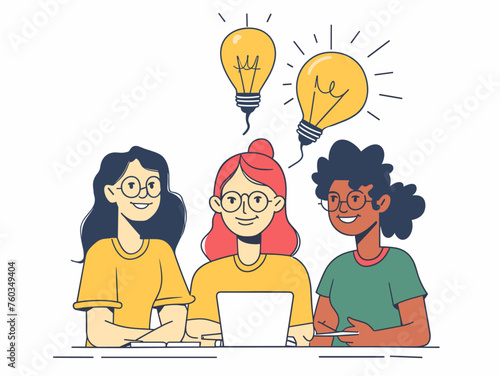  Students work in teams on a project brainstorming ideas dividing tasks and supporting each other to achieve a shared goal. 