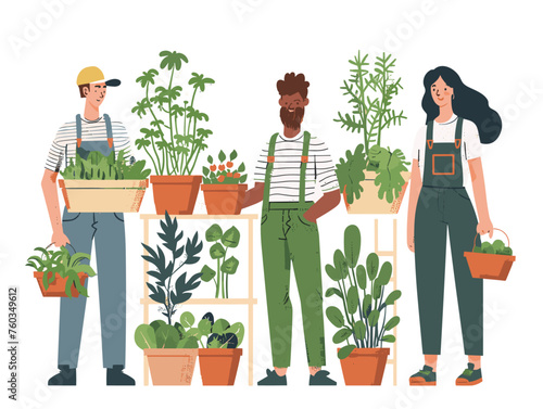  A group of volunteers collaborates to build a community garden providing access to fresh produce and promoting sustainability through collective effort. 