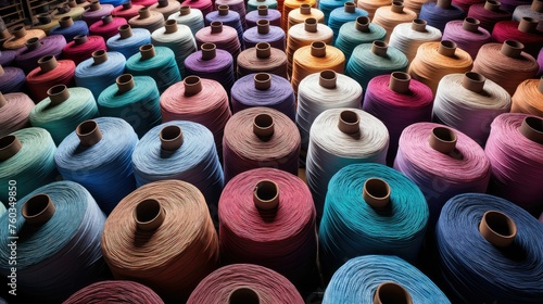 silk fiber textile mill illustration linen hemp, jute rayon, nylon acrylic silk fiber textile mill photo