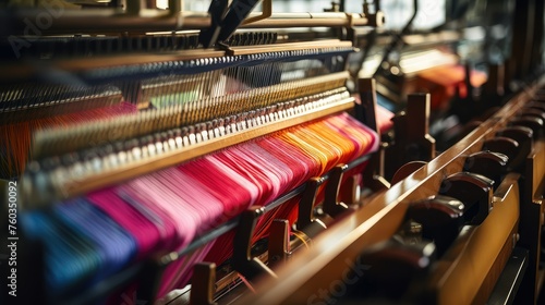 loom manufacture textile mill illustration dye weave, knit silk, wool polyester loom manufacture textile mill