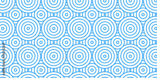 Overlapping Pattern Minimal diamond geometric waves spiral transparent and abstract circle wave line. blue seamless tile stripe geometric create retro square line backdrop pattern background.
