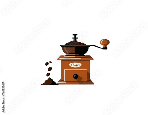 coffee grinder with coffee beans
