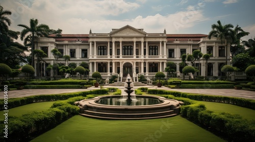 grand beautiful mansion building illustration elegant opulent, majestic stunning, palatial exquisite grand beautiful mansion building