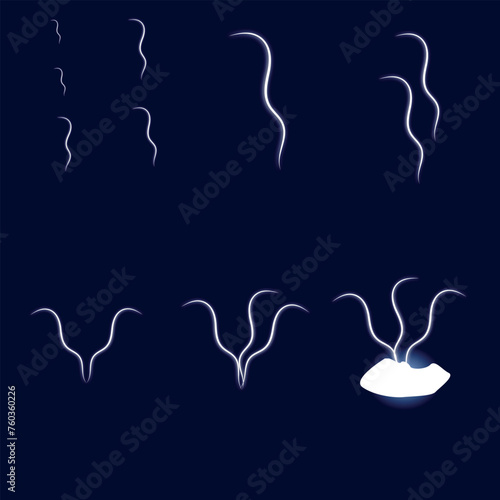 lightning zet light bulb. vector illustration photo