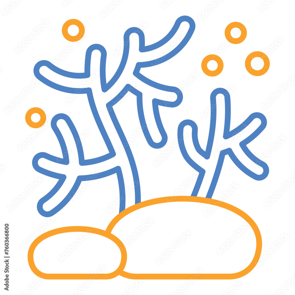 Obraz premium Coral Icon
