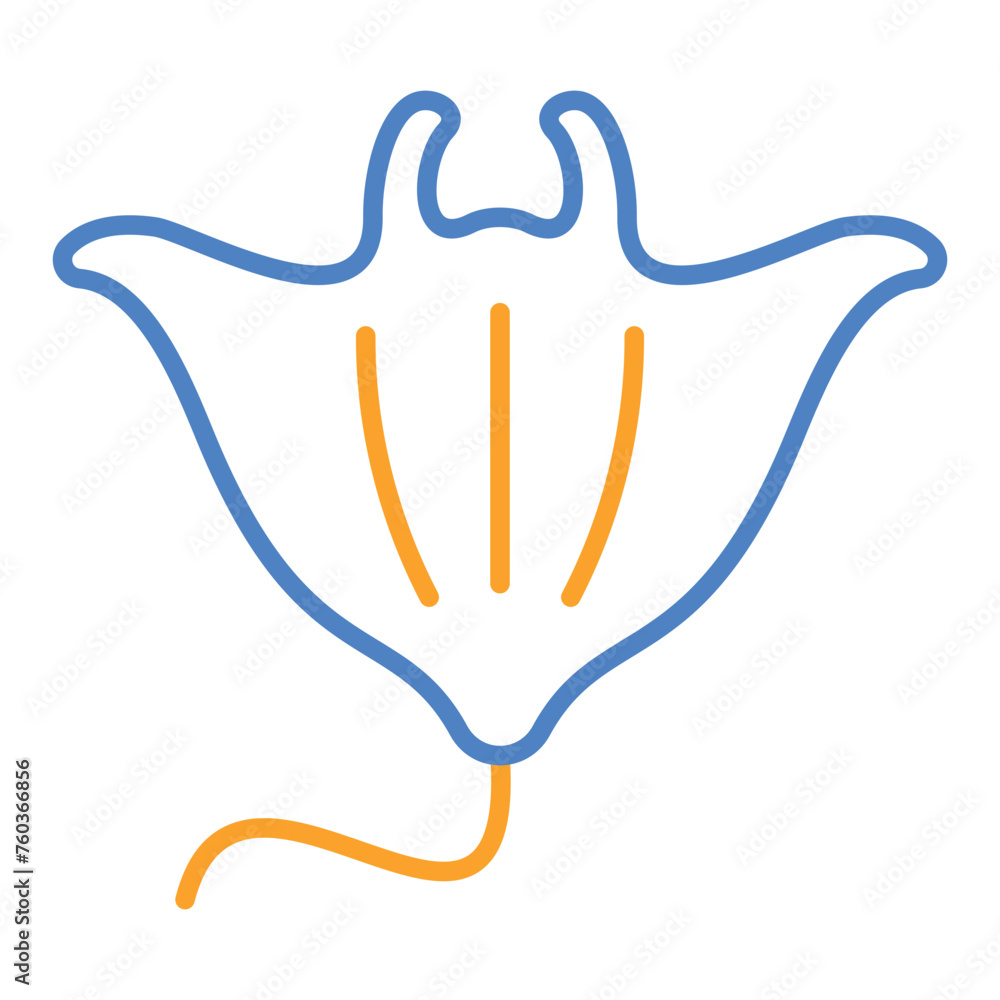 Obraz premium Stingray Icon