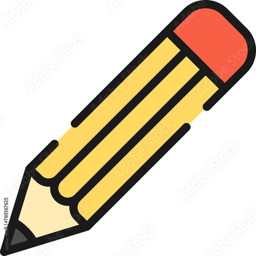Pencil line icon